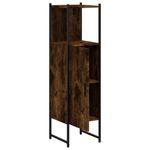 Casa si Gradina - Mobilier - Mobilier baie - Corpuri baie - Dulap de baie, stejar afumat, 33x33x120,5 cm, lemn prelucrat - Infinity.ro