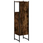 Casa si Gradina - Mobilier - Mobilier baie - Corpuri baie - Dulap de baie, stejar afumat, 33x33x120,5 cm, lemn prelucrat - Infinity.ro