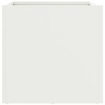 Casa si Gradina - Gradinarit si plante - Plante si ghivece - Ghivece si suporturi - Jardiniere, 2 buc., alb, 32x30x29 cm, otel laminat la rece - Infinity.ro