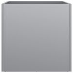 Casa si Gradina - Gradinarit si plante - Plante si ghivece - Ghivece si suporturi - Jardiniere, 2 buc., argintiu, 32x30x29 cm, otel galvanizat - Infinity.ro