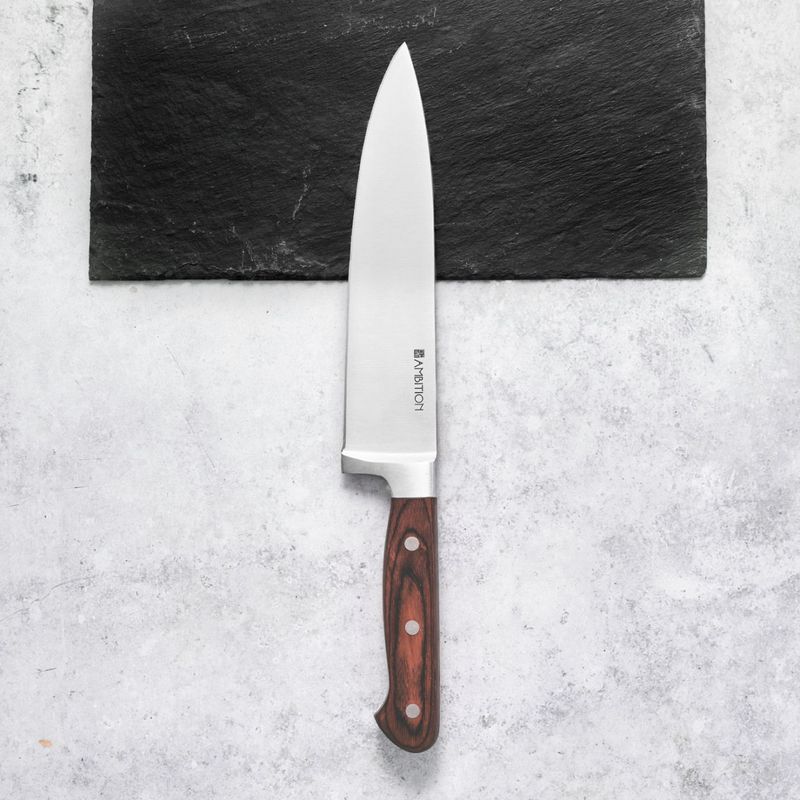Casa si Gradina - Bucatarie si vesela - Vesela si tacamuri - Cutite si seturi de cutite - Cutit bucatar 20cm, AMBITION Titanium - Infinity.ro