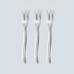 Casa si Gradina - Bucatarie si vesela - Vesela si tacamuri - Tacamuri si seturi - Set furculita de masa pentru carne, 3 piese, inox, AMBITION Wave - Infinity.ro