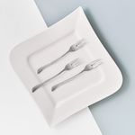 Casa si Gradina - Bucatarie si vesela - Vesela si tacamuri - Tacamuri si seturi - Set furculita de masa pentru carne, 3 piese, inox, AMBITION Wave - Infinity.ro