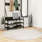 Casa si Gradina - Textile si covoare - Covoare - Covoare casa - Covor "IZA" aspect scandinav, cu fire scurte, crem, Ø 160 cm - Infinity.ro