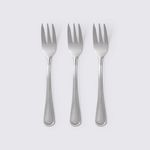 Casa si Gradina - Bucatarie si vesela - Vesela si tacamuri - Tacamuri si seturi - Set furculita desert, 3 piese, inox, DOMOTTI London - Infinity.ro