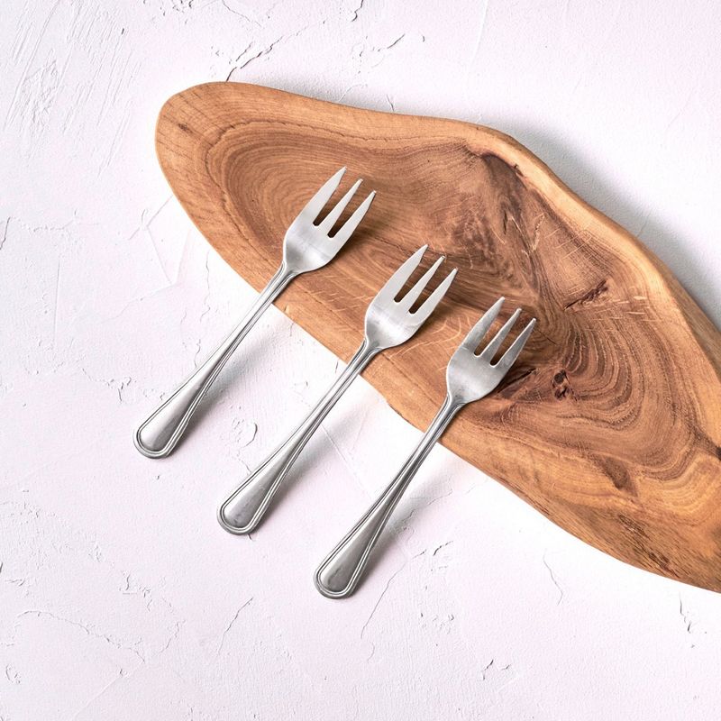 Casa si Gradina - Bucatarie si vesela - Vesela si tacamuri - Tacamuri si seturi - Set furculita desert, 3 piese, inox, DOMOTTI London - Infinity.ro