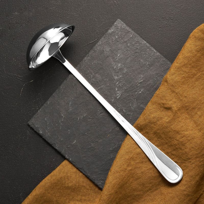 Casa si Gradina/Bucatarie si vesela/Ustensile bucatarie/Polonice, linguri si clesti de bucatarie - Polonic inox servire supa, AMBITION Napoli - Infinity.ro