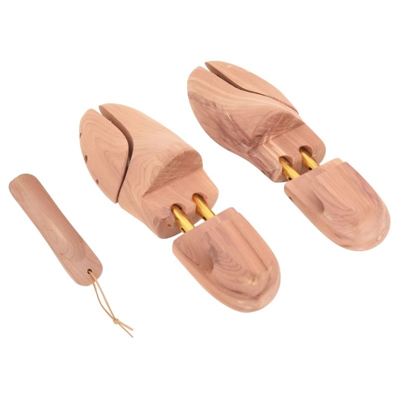 Market - Spalare si intretinere rufe - Produse intretinere Incaltaminte - Perii si alte accesorii - Dispozitiv largire pantofi incaltator EU 42-43 lemn masiv cedru - Infinity.ro