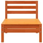 Casa si Gradina - Gradina si terasa - Mobilier exterior - Canapele si fotolii gradina - Canapea gradina fara cotiere 4 buc. maro ceruit, lemn masiv pin - Infinity.ro