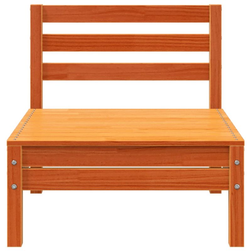 Casa si Gradina - Gradina si terasa - Mobilier exterior - Canapele si fotolii gradina - Canapea gradina fara cotiere 4 buc. maro ceruit, lemn masiv pin - Infinity.ro