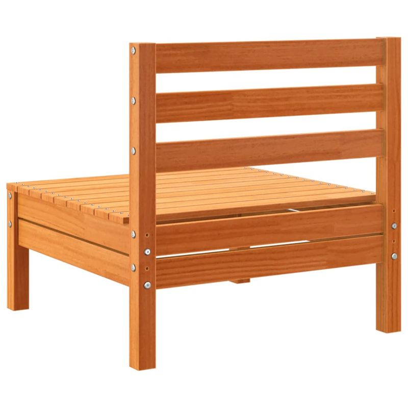 Casa si Gradina - Gradina si terasa - Mobilier exterior - Canapele si fotolii gradina - Canapea gradina fara cotiere 4 buc. maro ceruit, lemn masiv pin - Infinity.ro