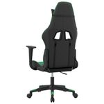 PC, gaming si accesorii - Gaming - Accesorii gaming - Scaune gaming - Scaun de gaming de masaj, negru si verde, piele ecologica - Infinity.ro