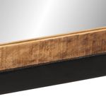 Casa si Gradina - Mobilier - Mobilier baie - Oglinzi baie - Oglinda de baie 55x1x60 cm sticla si lemn masiv de mango - Infinity.ro