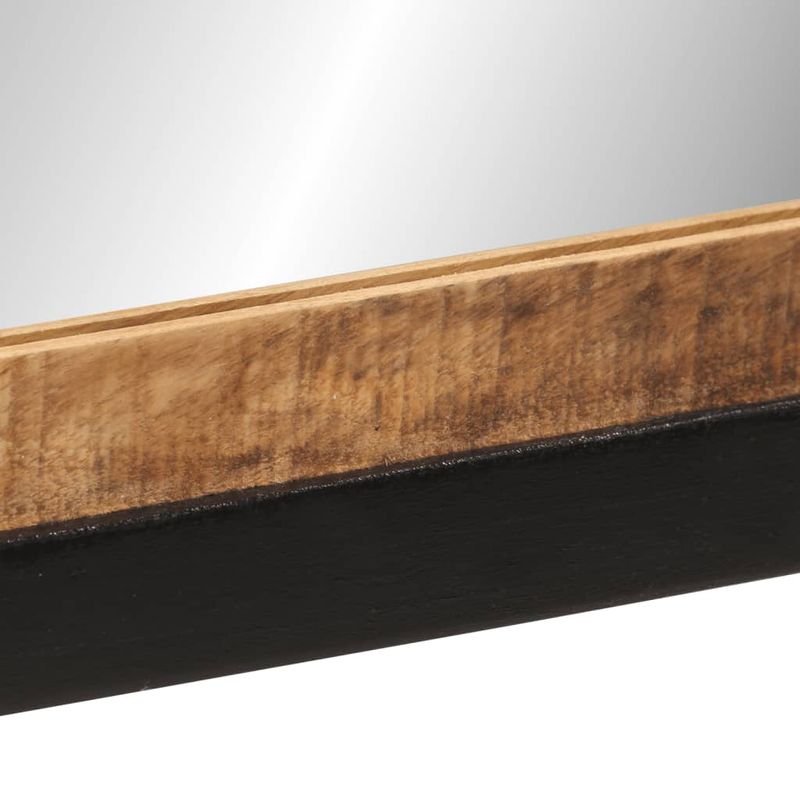 Casa si Gradina - Mobilier - Mobilier baie - Oglinzi baie - Oglinda de baie 55x1x60 cm sticla si lemn masiv de mango - Infinity.ro