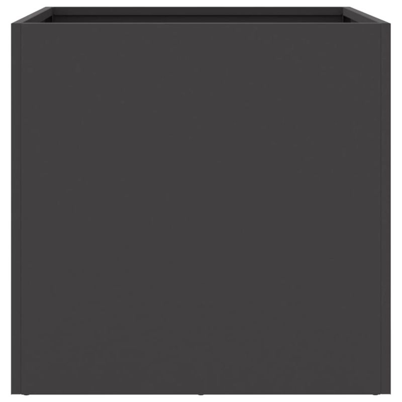 Casa si Gradina - Gradinarit si plante - Plante si ghivece - Ghivece si suporturi - Jardiniera, negru, 49x47x46 cm, otel laminat la rece - Infinity.ro