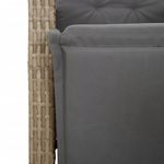 Casa si Gradina - Gradina si terasa - Mobilier exterior - Seturi mobila gradina - Set mobilier pentru gradina, 5 piese, cu perne, bej, poliratan - Infinity.ro
