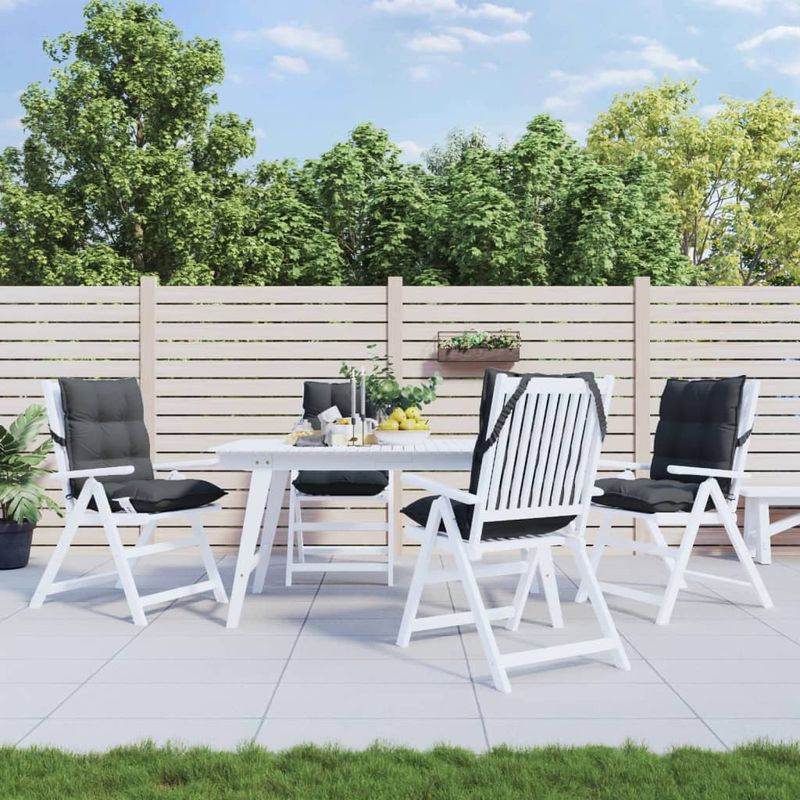 Casa si Gradina - Textile si covoare - Perne si pilote - Perne decorative - Perne scaun cu spatar mic, 4 buc., antracit, textil oxford - Infinity.ro