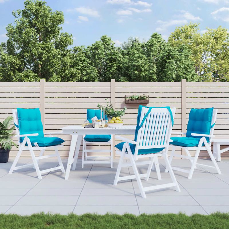 Casa si Gradina - Textile si covoare - Perne si pilote - Perne decorative - Perne scaun cu spatar mic, 4 buc., turcoaz, tesatura oxford - Infinity.ro