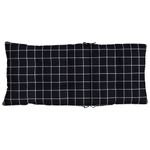 Casa si Gradina - Textile si covoare - Perne si pilote - Perne decorative - Perne scaun cu spatar inalt, 4 buc. negru carouri textil oxford - Infinity.ro