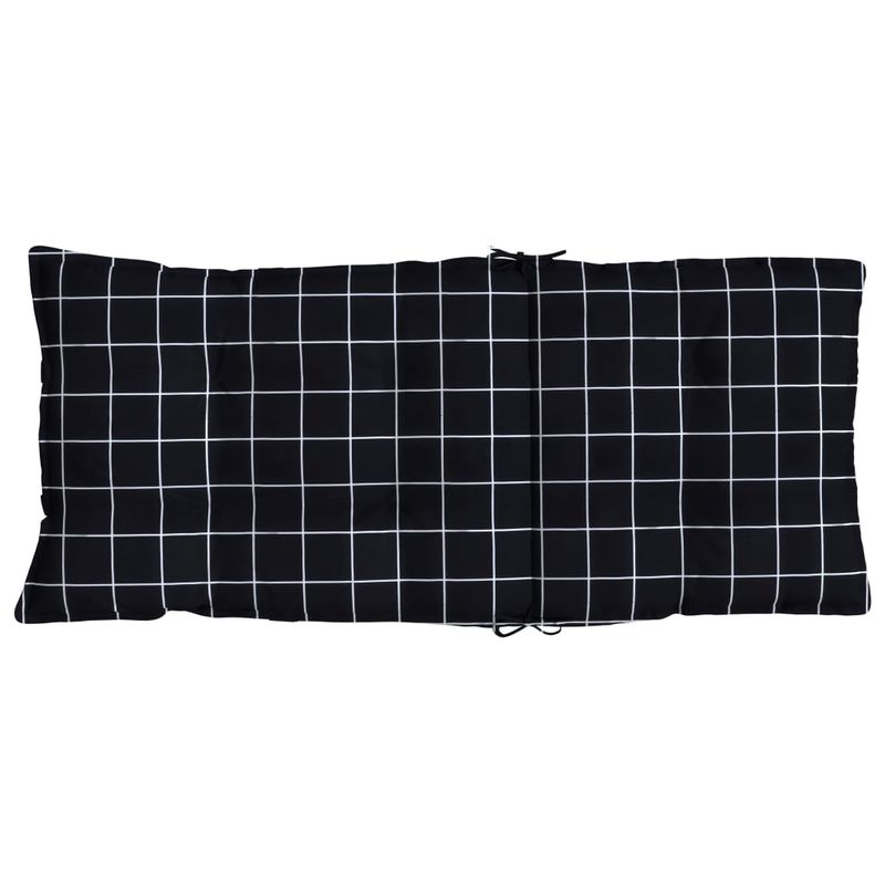Casa si Gradina - Textile si covoare - Perne si pilote - Perne decorative - Perne scaun cu spatar inalt, 4 buc. negru carouri textil oxford - Infinity.ro