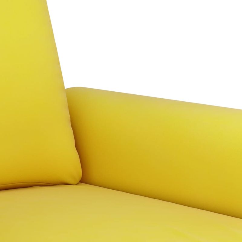 Casa si Gradina - Mobilier - Seturi de mobilier - Seturi living - Set de canapele cu perne, 2 piese, galben, catifea - Infinity.ro
