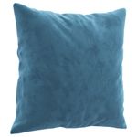 Casa si Gradina - Mobilier - Seturi de mobilier - Seturi living - Set de canapele cu perne, 3 piese, albastru, catifea - Infinity.ro