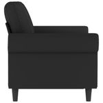 Casa si Gradina - Mobilier - Canapele si coltare - Canapele - Canapea cu 2 locuri, negru, 120 cm, catifea - Infinity.ro