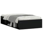 Casa si Gradina - Mobilier - Paturi si accesorii - Paturi - Cadru pat, negru, 90x190 cm - Infinity.ro