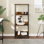 Casa si Gradina - Mobilier - Biblioteci si rafturi - Biblioteci - Raft de carti stejar afumat 50x33x117,5 cm lemn prelucrat - Infinity.ro