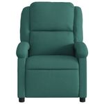 Ingrijire personala si Cosmetice - Sanatate si wellness - Articole wellness - Fotolii de masaj - Fotoliu de masaj rabatabil, verde inchis, material textil - Infinity.ro