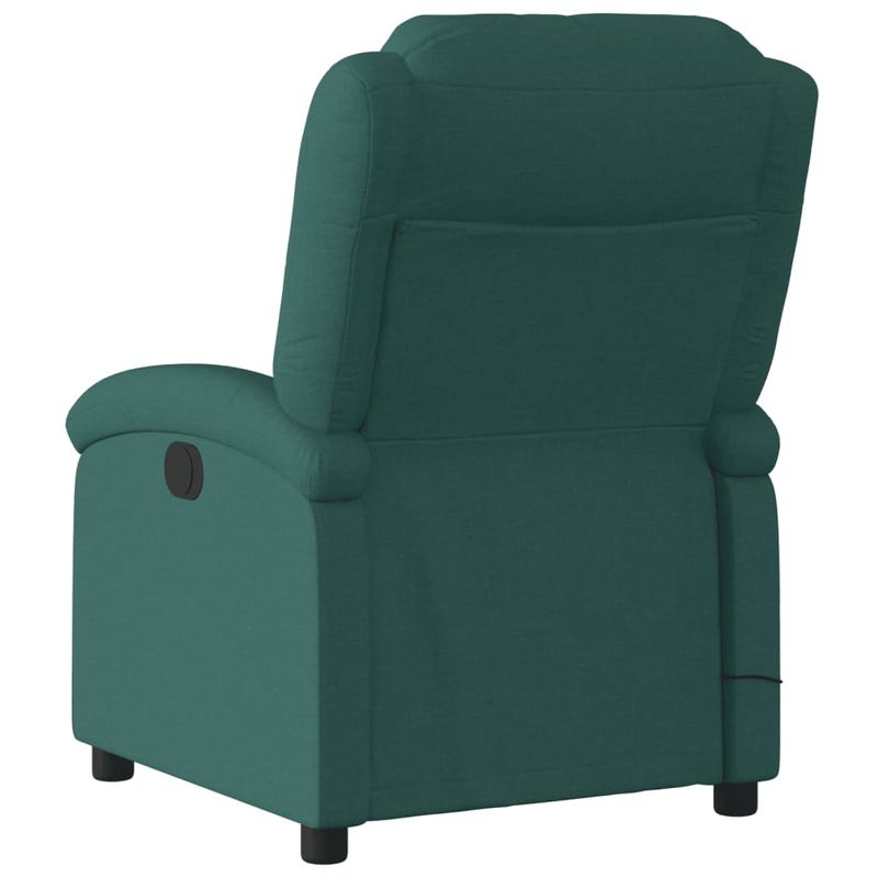Ingrijire personala si Cosmetice - Sanatate si wellness - Articole wellness - Fotolii de masaj - Fotoliu de masaj rabatabil, verde inchis, material textil - Infinity.ro