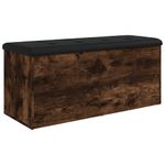 Casa si Gradina - Mobilier - Canapele si coltare - Banchete - Banca de depozitare, stejar fumuriu, 102x42x45cm lemn prelucrat - Infinity.ro