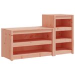 Casa si Gradina - Mobilier - Comode si corpuri - Corpuri bucatarie - Dulapuri de bucatarie de exterior, 2 buc., lemn masiv douglas - Infinity.ro