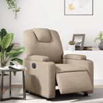 Casa si Gradina - Mobilier - Scaune si fotolii - Fotolii - Fotoliu rabatabil electric, cappuccino, piele ecologica - Infinity.ro