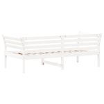 Casa si Gradina - Mobilier - Paturi si accesorii - Paturi - Pat de zi, alb, 75x190 cm, lemn masiv de pin - Infinity.ro