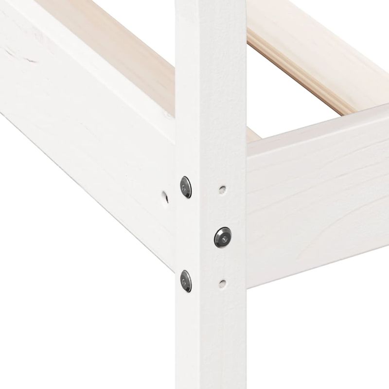 Casa si Gradina - Mobilier - Paturi si accesorii - Paturi - Pat de zi, alb, 75x190 cm, lemn masiv de pin - Infinity.ro