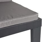 Casa si Gradina - Gradina si terasa - Mobilier exterior - Scaune si sezlonguri gradina - Sezlong cu perne, antracit, PP - Infinity.ro