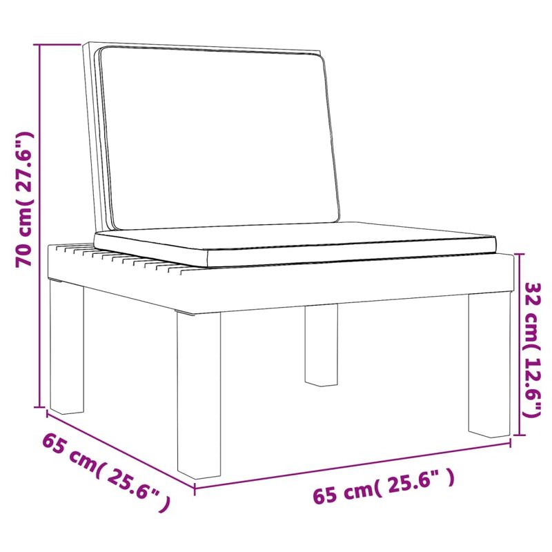 Casa si Gradina - Gradina si terasa - Mobilier exterior - Scaune si sezlonguri gradina - Sezlong cu perne, antracit, PP - Infinity.ro