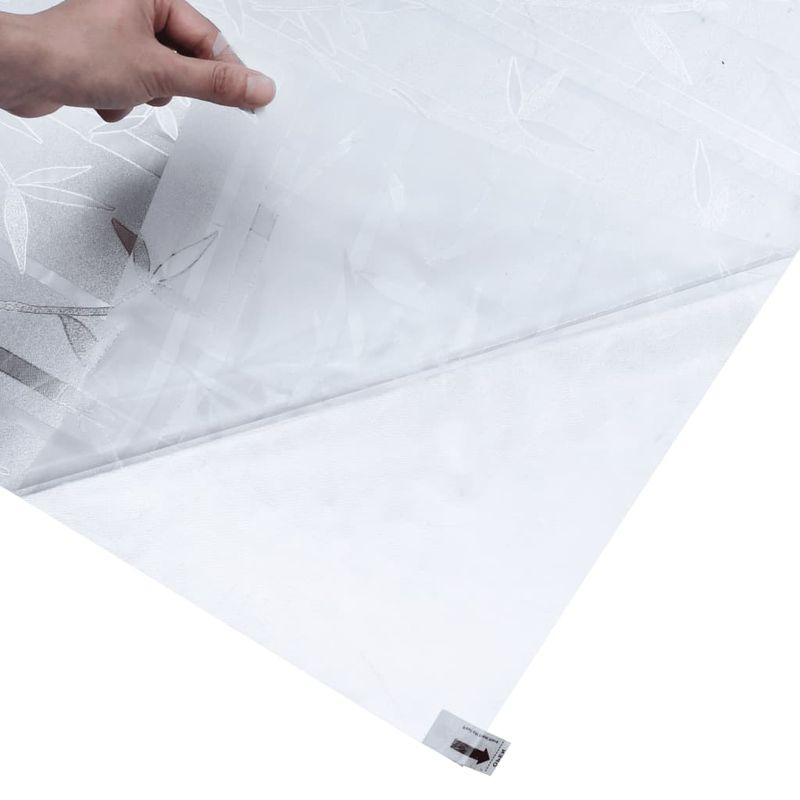 Casa si Gradina - Constructii - Ferestre si accesorii - Accesorii ferestre - Folie fereastra mata, model bambus, 60x500 cm, PVC - Infinity.ro