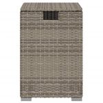 Casa si Gradina - Gradina si terasa - Mobilier exterior - Mese gradina - Masa masca acoperire rezervor propan gri 40x40x60 cm poliratan - Infinity.ro