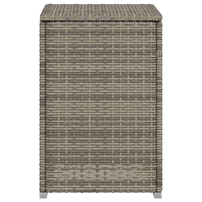 Casa si Gradina - Gradina si terasa - Mobilier exterior - Mese gradina - Masa masca acoperire rezervor propan gri 40x40x60 cm poliratan - Infinity.ro