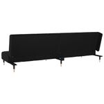 Casa si Gradina - Mobilier - Canapele si coltare - Canapele - Canapea extensibila cu 2 locuri, negru, catifea - Infinity.ro