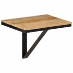 Casa si Gradina - Mobilier - Biblioteci si rafturi - Rafturi - Raft de perete, 40x30x32 cm, lemn masiv de mango si fier - Infinity.ro