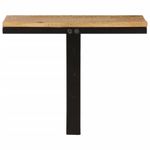 Casa si Gradina - Mobilier - Biblioteci si rafturi - Rafturi - Raft de perete, 40x30x32 cm, lemn masiv de mango si fier - Infinity.ro