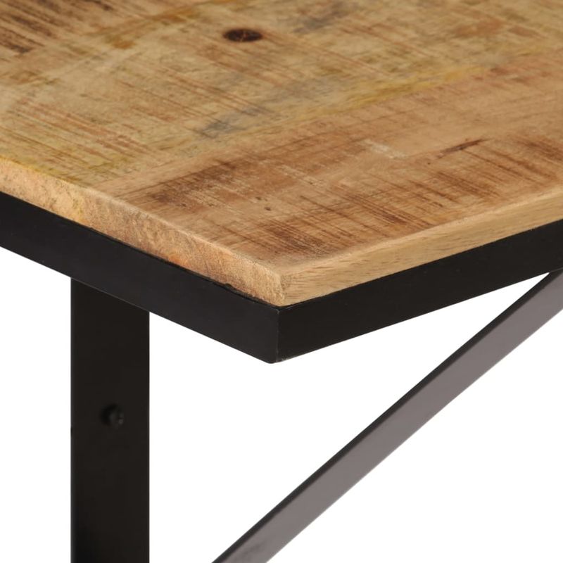 Casa si Gradina - Mobilier - Biblioteci si rafturi - Rafturi - Raft de perete, 40x30x32 cm, lemn masiv de mango si fier - Infinity.ro