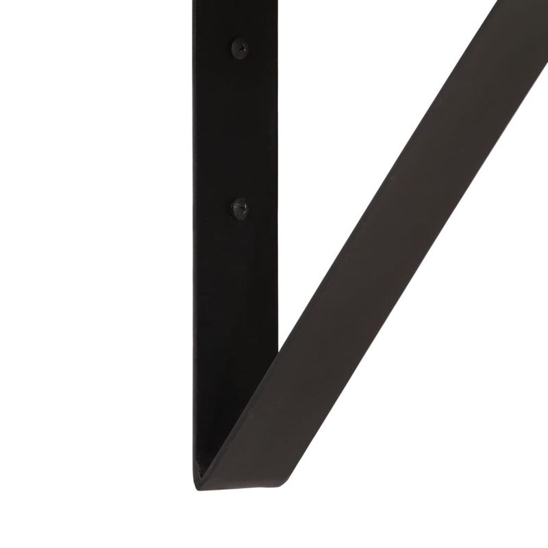 Casa si Gradina - Mobilier - Biblioteci si rafturi - Rafturi - Raft de perete, 40x30x32 cm, lemn masiv de mango si fier - Infinity.ro