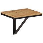 Casa si Gradina - Mobilier - Biblioteci si rafturi - Rafturi - Raft de perete, 40x30x32 cm, lemn masiv de mango si fier - Infinity.ro