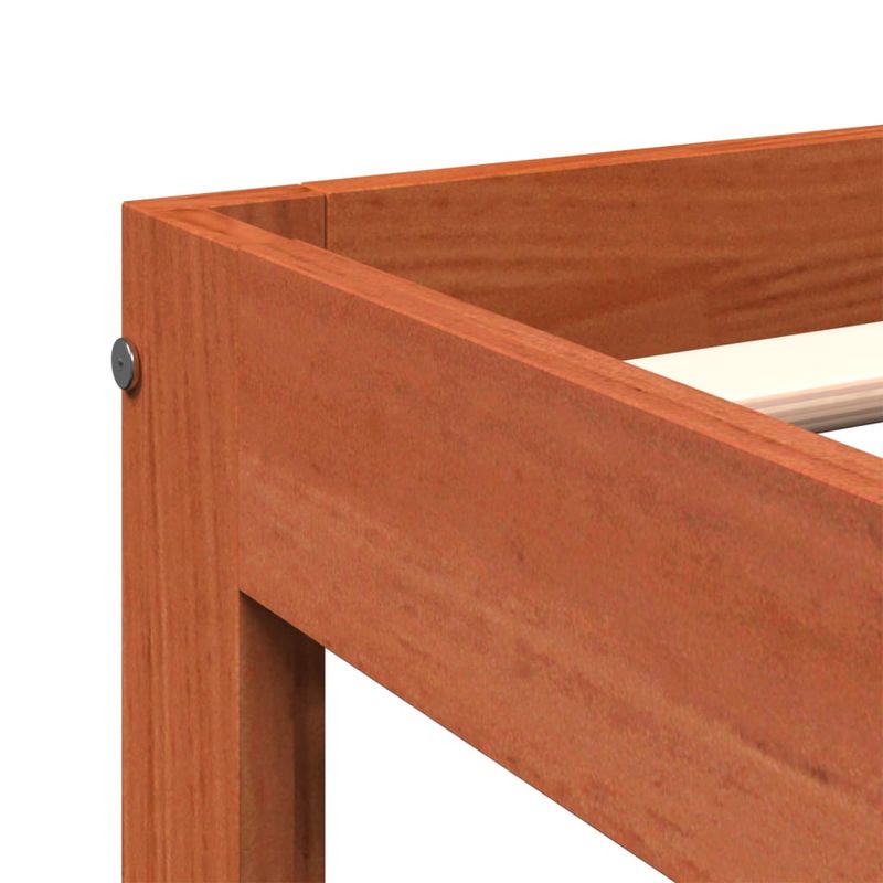 Casa si Gradina - Mobilier - Paturi si accesorii - Paturi - Cadru de pat, maro ceruit, 120x190 cm, lemn masiv de pin - Infinity.ro