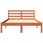 Casa si Gradina - Mobilier - Paturi si accesorii - Paturi - Cadru de pat, maro ceruit, 120x200 cm, lemn masiv de pin - Infinity.ro