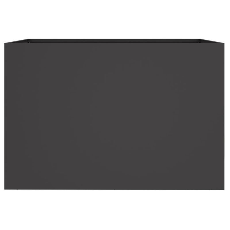 Casa si Gradina - Gradinarit si plante - Plante si ghivece - Ghivece si suporturi - Jardiniera, negru, 62x47x46 cm, otel laminat la rece - Infinity.ro